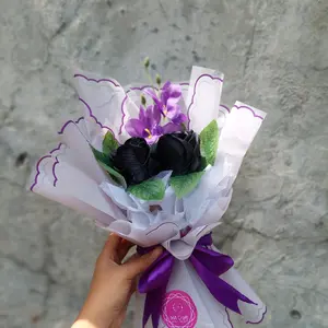 Buket Bunga Satin/Buket Artificial flowers