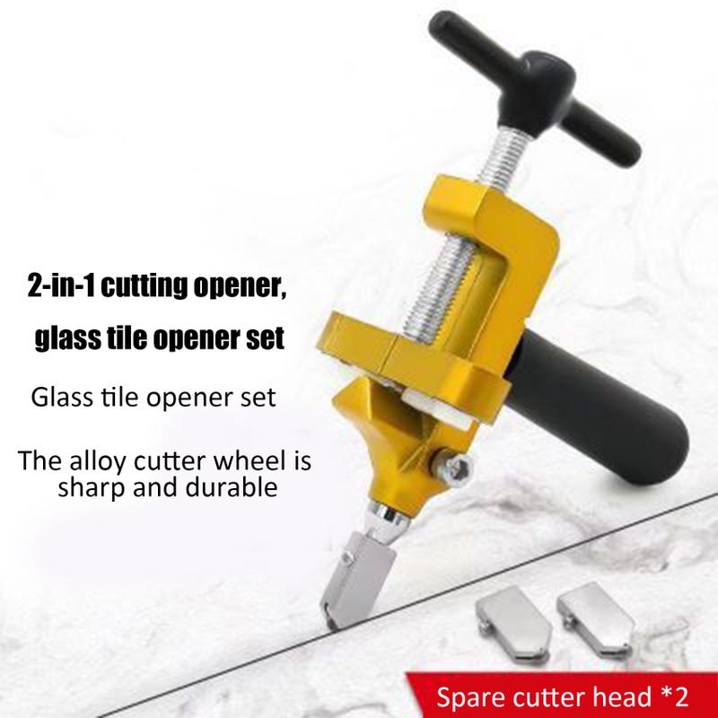 2 in 1 Portable Handheld Multifunctional Manual Glass Cutter Ceramic Tile Opener Divider Diamond Cutting DIY Home Hand Tools 1