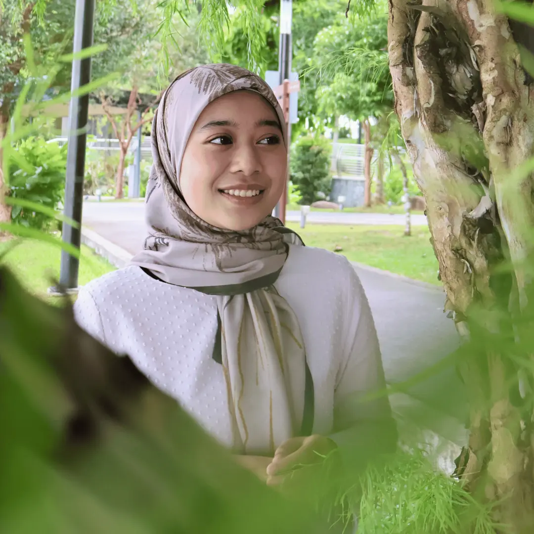 Tebing, Balik Kampung Series | Cotton Voile Square | 45 x 45 inch