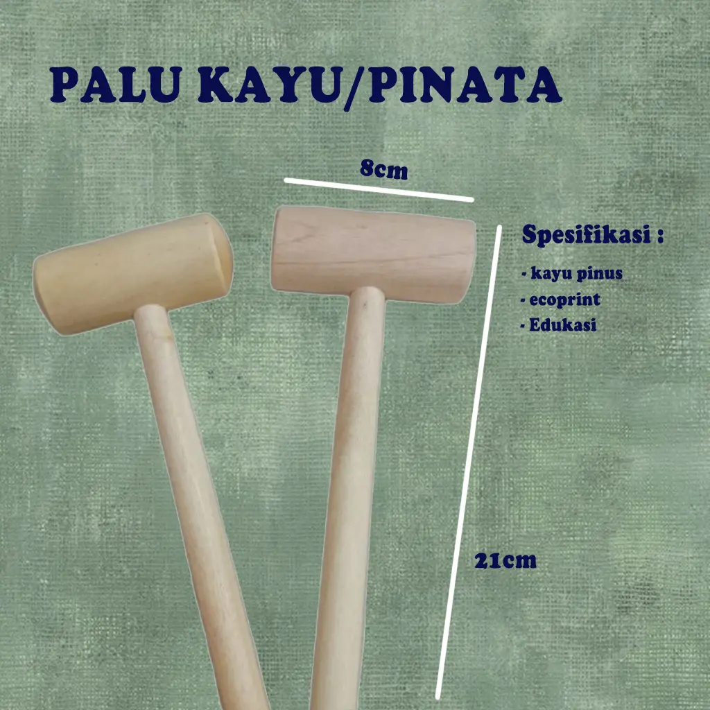 Palu Kayu/Palu Ecoprint Pounding - Model Terbaru