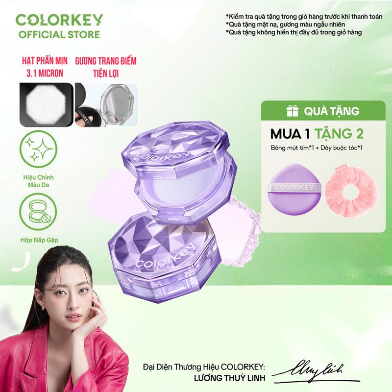 Phấn Phủ Dạng Bột COLORKEY PHIÊN BẢN LIMITTED Hạt Phấn Mịn Giúp Lớp Trang Điểm Tự Nhiên 8g