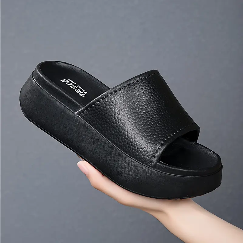 IRSOE Sendal Dewasa Wanita Karet Tinggi Desain Menarik Anti Slip Trendi Sendal Dewasa Perempuan Baru sandal wanita sandal korean style  sepatu cewek sandal selop wanita Shoes 7