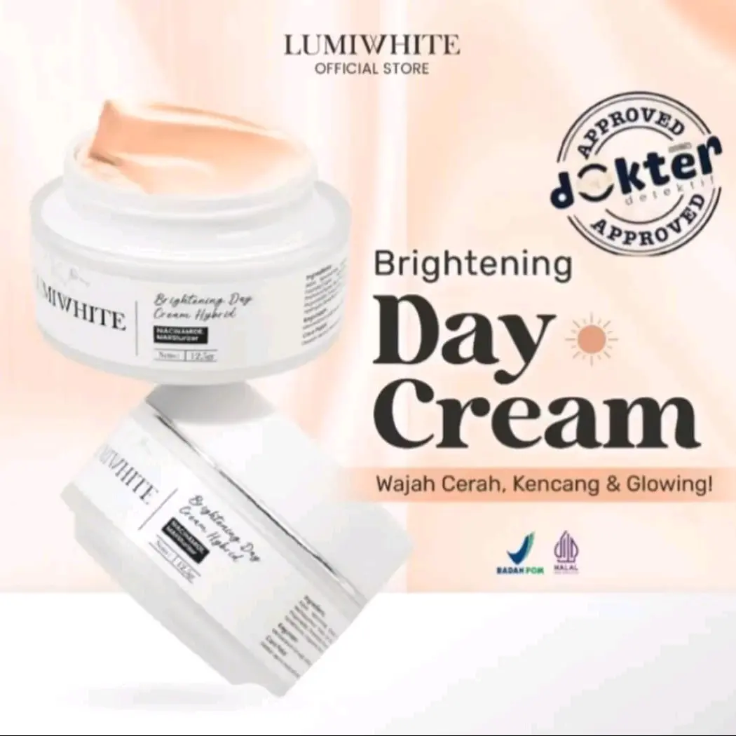 LUMIWHITE brightening day cream | wajah cerah kencang dan glowing