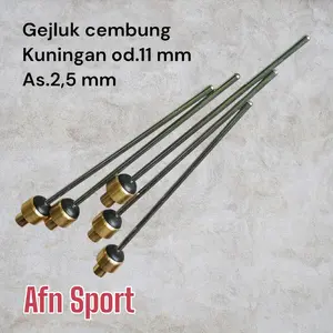 Pentil valve kuningan teflon cembung (As.2,5mm)