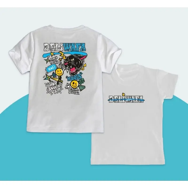 Kaos Anak Deliwafa Kids Mbois All Size S M L XL 1