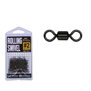 Rolling Swivel Moncrot Kili Kili Pancing isi 40pcs Salt Water Resistance Tahan Air Asin Anti Karat Wijaya Fishing Alat Ikan