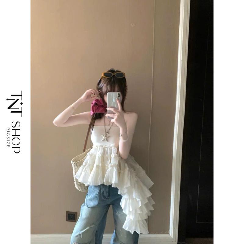 ÁO QUÂY BÈO BIGSIZE VẠT XÉO [ TNT SHOP BIGSIZE 60kg - 90kg ]