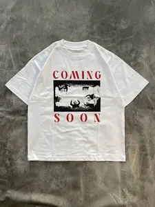 T-shirt atasan kaos pria distribusi pria kaos bermerek katun leher  Kaos Boxy Oversized TshirtSablon  Unisex Combed