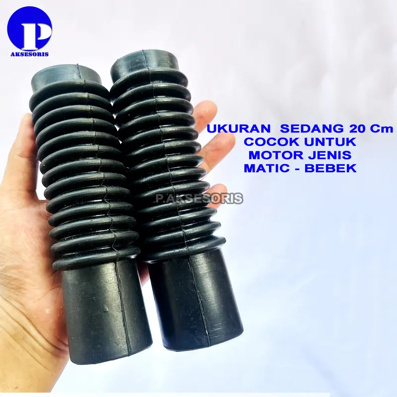 Karet Cover Shock Depan Universal Motor TRAIL-SPORT-BATANGAN-BEBEK-MATIC Honda Yamaha Suzuki Kawasaki 6