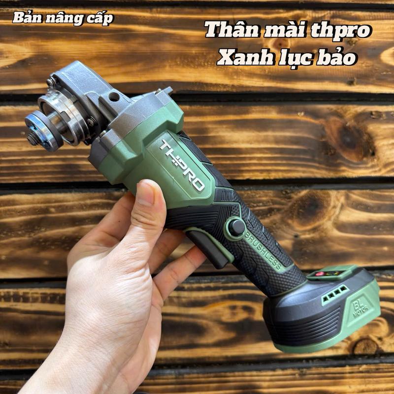 Thân Máy Mài Pin THPRO Không Chổi Than Dùng Chân Pin Phổ Thông , có 3 cấp chỉnh tốc , bảo hành 6 tháng (thân máy không pin sạc)