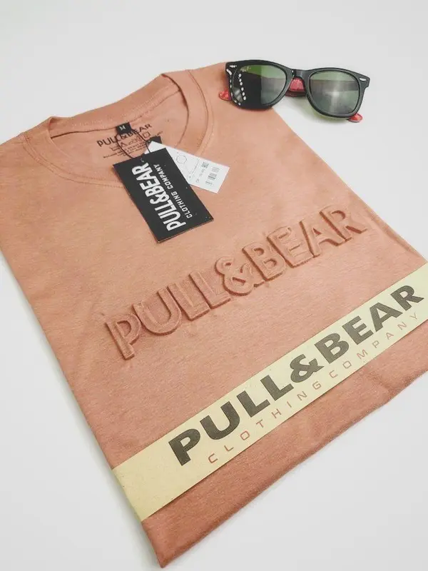 Baju Kaos Oblong Pria T-shrit Pria Lengan Pendek P & B Motif Embos Tebal Timbul Atasan Pria Wanita Unisex Full Tag Bahan Kantun Combed Premium Ukuran M/L/XL Lembut Nyaman Katun Combat Distro Dewasa Panjang Sablon  Polos 5