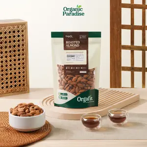 Kacang Almond Panggang 1 Kg / Snacks Roasted Almond 1 Kg Natural Food Organic Paradise