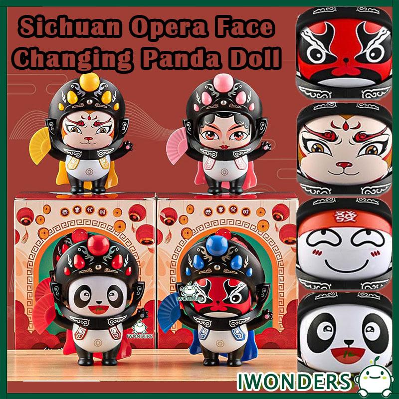  Búp Bê Gấu Trúc Thay Đổi Khuôn Mặt Opera Tứ Xuyên Búp Bê Có Thể Thay Đổi Thành Nhiều Khuôn Mặt Đồ Chơi Đặc Trưng Trung Quốc Đồ Chơi Búp Bê Trẻ Em 