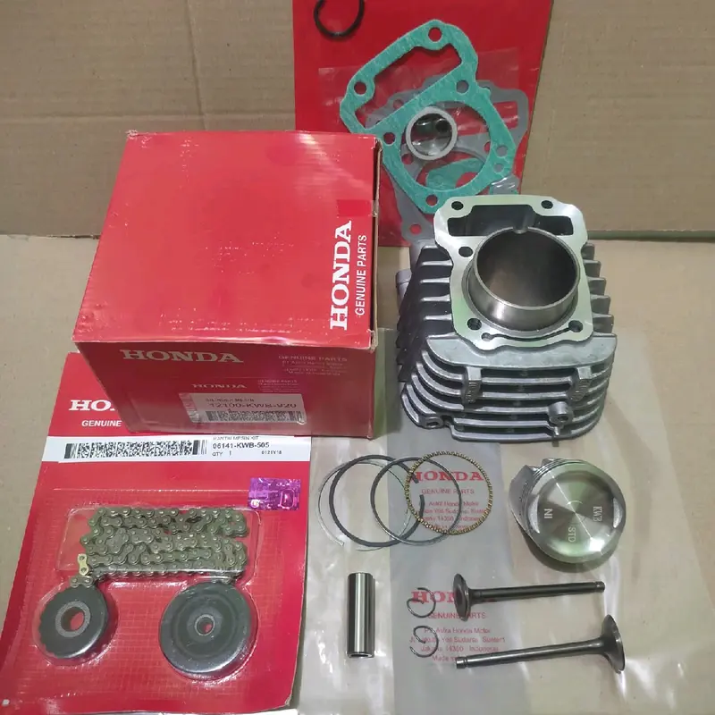 Blok seher KWB komplit klep set+rantai keteng Honda Blade/Revo 110/Revo absolut 1