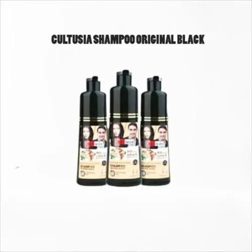 1Pc Shampoo Cultusia Black Penghitam Rambut 160 ml penghilang uban 5