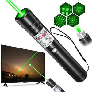 Puntero láser de alta potencia, haz visible de largo alcance, ideal para uso nocturno y actividades al aire libre, diseño duradero