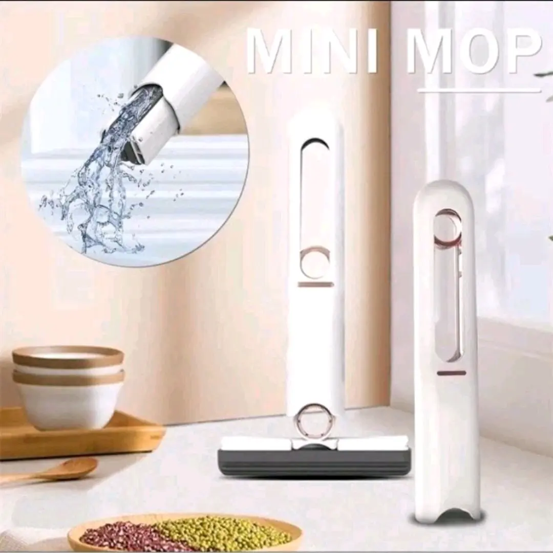 05-MINI MOP / Alat pel mini portable lipat 2in1