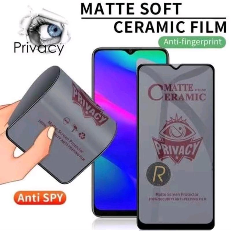 anti gores Privacy Ceramic SPY OPP A16 / A15 / A15s / A35 / A17 / A17K / A18 / A38 / A55s / A53s 5G / A5 2020 / A9 2020 / A31 / A8 / A16K / A16E / A16S / A16e / A58 5G / A78 5G / A57 / A77 TG Tempered Glass Privacy Anti Spy anti Kepo Anti intip 5