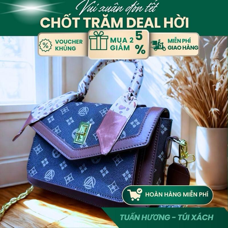  Túi Xách Nữ Chất Liệu Da Pu Chống Nước Chống Xước Nhiều Ngăn Kích Thước 24cm Phù Hợp Đi Tiệc đi làm đi chơi. Túi xách nữ hottrend.A11 