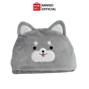MINISO Cute Animal Series Hooded Blanket Selimut Karakter Hewan Selimut Miniso