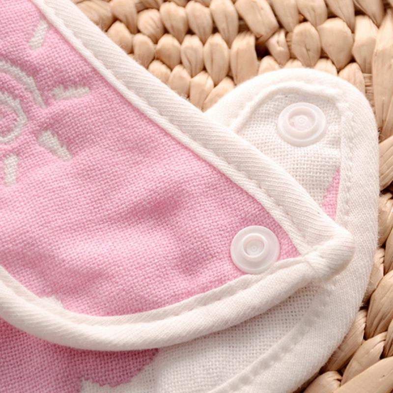 Product Introduction of Baby Washable U Shaped Bib Toddler Absorbent Soft Bib Gauze Saliva Towel 35