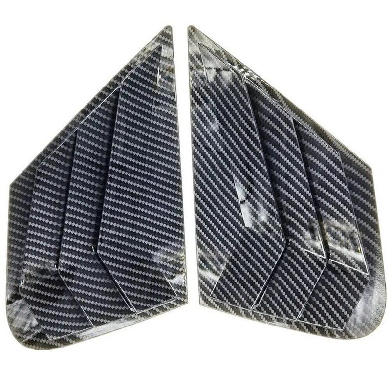 Product Introduction of 2PCS ABS Carbon Fiber Style Car Rear Vent Window Side Shutter Scoop Louver Cover Trim Sticker For Kia Optima K5 2016 2017 2018 2019 2020 3