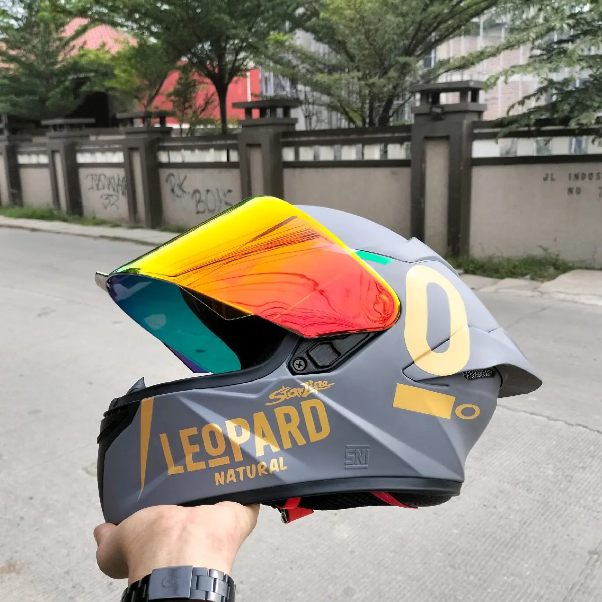 helm mla paket gantang leopard retgol