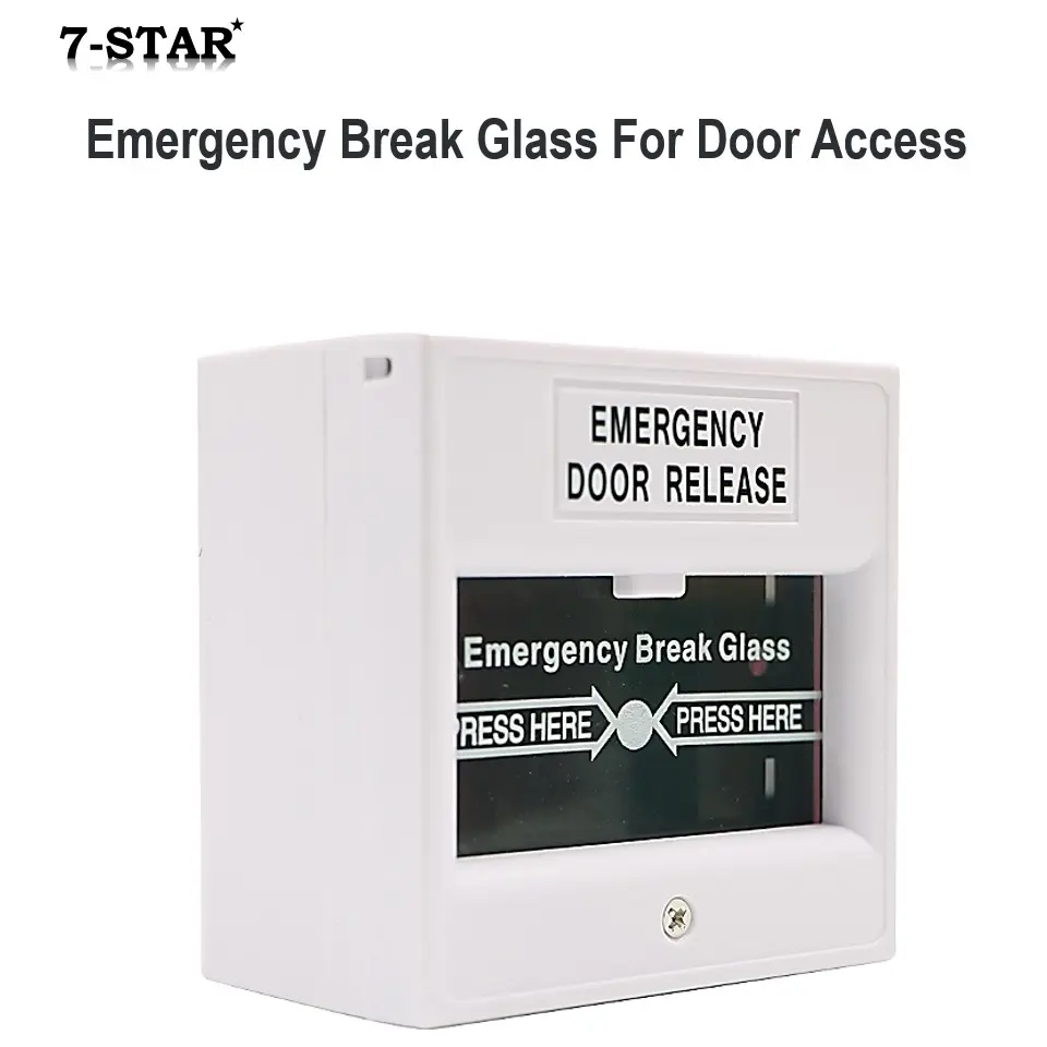 [30 Days Warranty] BREAKGLASS Emergency Door Release for Door Access (White)