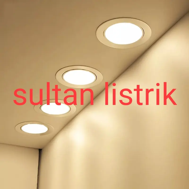 LAMPU DOWNLIGHT 3 WARNA 5 WATT AC 220 VOLT / LAMPU PLAFON 3 WARNA PUTIH, KUNING, WARM WHITE AC 220 VOLT 2