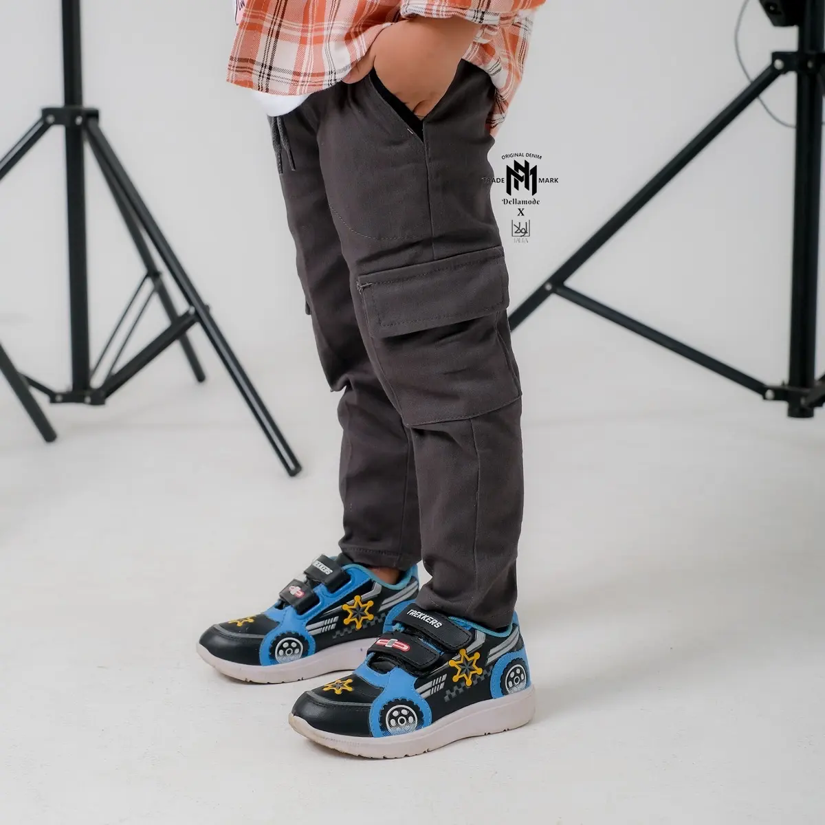 Celana anak Cargo panjang usia 8-13 tahun untuk laki-laki dan perempuan bahan katun combad strech melar, anti kusut, nyaman dipakai Fashion