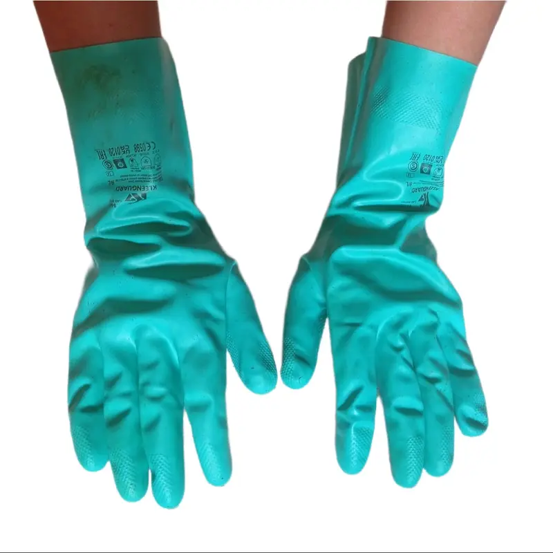 Sarung Tangan Karet Latex Tebal Ruberrex untuk Cairan Kimia dan Pembuatan Pot Semen - Cleaning 4