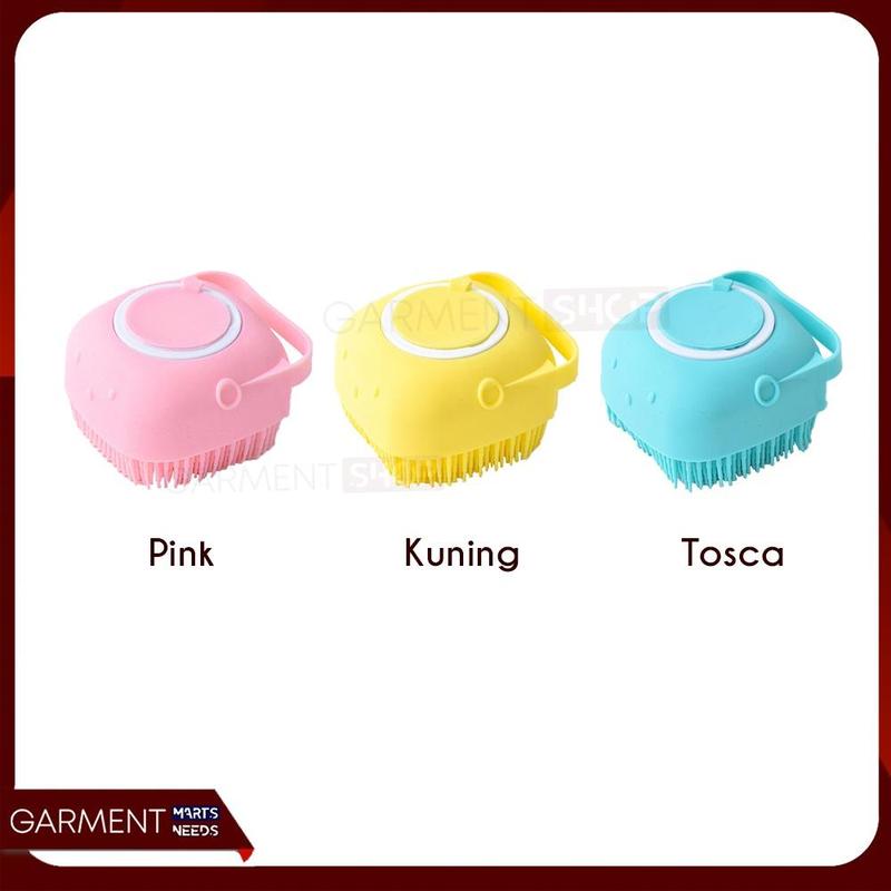 Sikat Mandi Silikon Shower Brush Alat Pembersih Daki Badan Lembut Milenial Massage Body Scrub Bayi 5