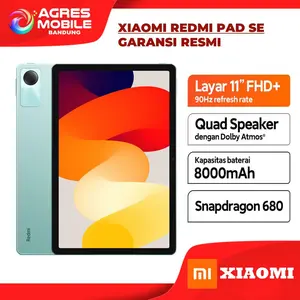 [ TIKTOK ] XIAOMI REDMI PAD SE ( 4GB/128GB ) GARANSI RESMI | SNAPDRAGON 680 | 11" INCH FHD+ | 8000MAH BATERAI