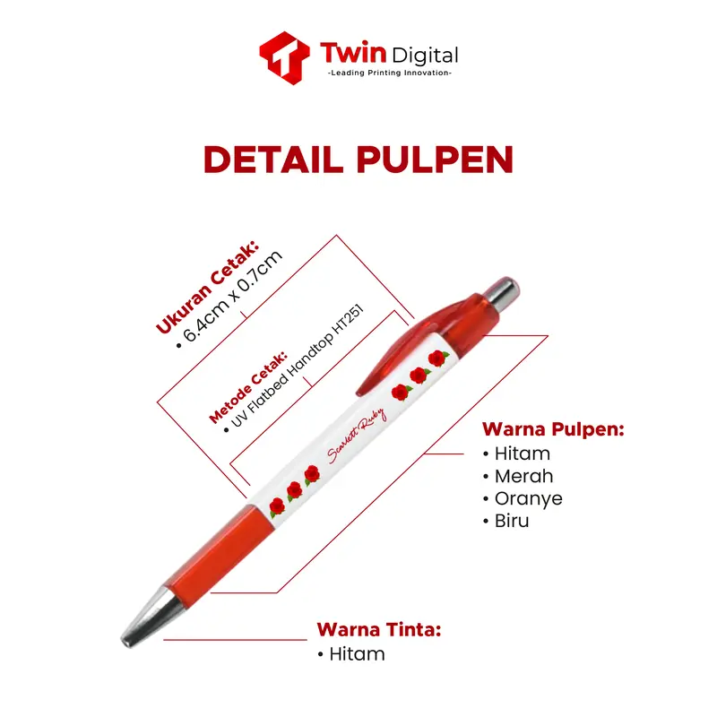 Custom Pulpen Carinex Print UV 1