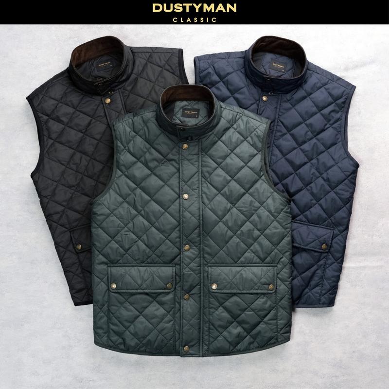  Áo Khoác Phao Gile Nam Dustyman Beaton Chần Bông 3 Lớp Lịch Lãm Giữ Ấm Tốt 
