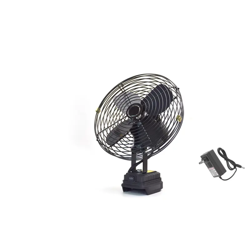 TANZU Quạt không dây 8 Inch Cầm tay Công nghiệp Quạt ngoài trời có Pin với Lực gió mạnh + Điều chỉnh hai tốc độ QuạT Fan quạt tích điện cỡ lớn siêu mạnh 8