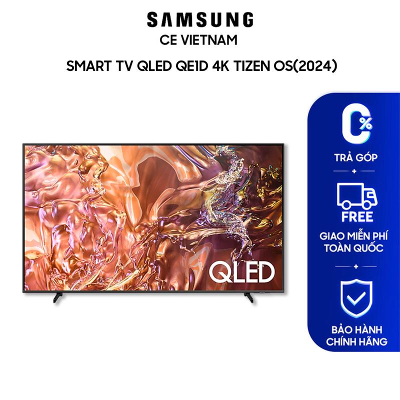 Miễn phí lắp đặt + Freeship Samsung TV QLED QE1D 4K Tizen OS Smart TV 2024 - mã 50 inch chỉ giao miền Bắc - giao hàng sau 10 ngày