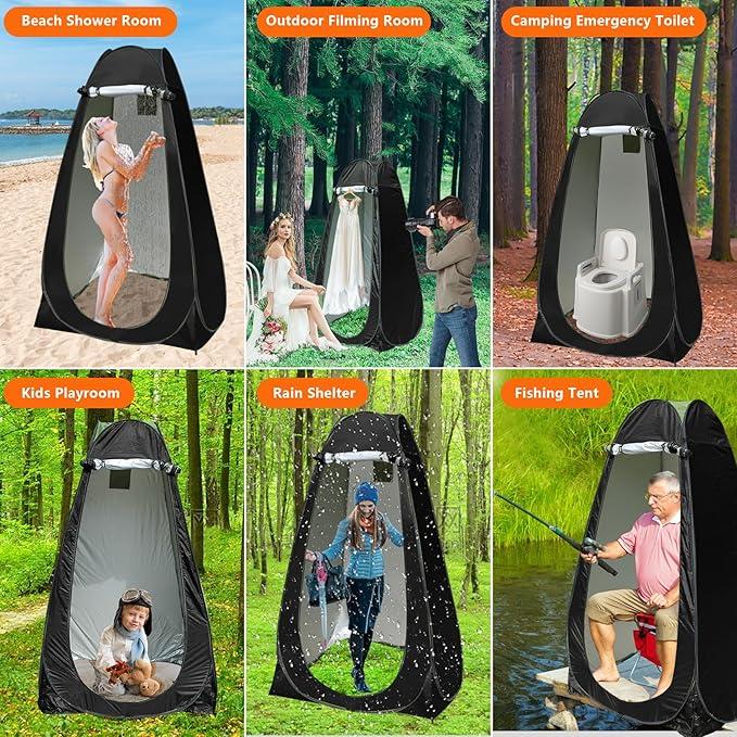 Camping shower shelter best sale