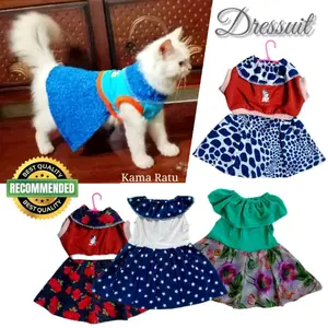 Dress Kucing Lucu Murah Kaos Katun Motif Gemesin