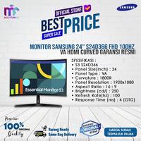 Gambar Monitor Samsung 24" S24D366 FHD 100Hz VA HDMI Curved Garansi Resmi - S24D366, TANPA KAYU dari Multifungsi ID Kota Administrasi Jakarta Pusat 1 Tokopedia