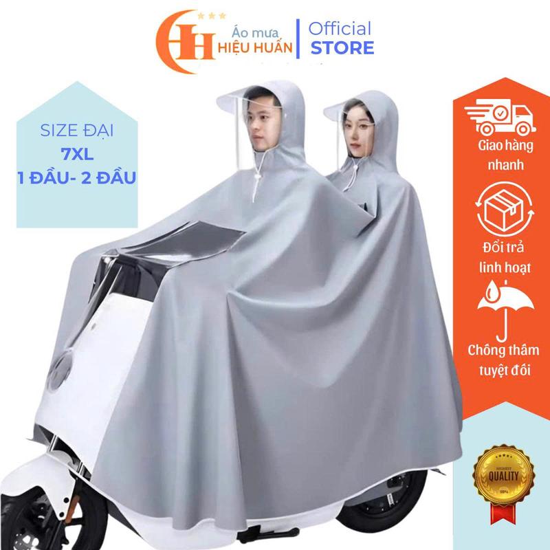 Áo Mưa choàng đại phong cách Nhật Bản cánh rơi 1 người đi xe máy hàng Việt Nam chất lượng cao siêu to rộng