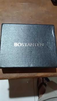 Product Review of BOSTANTEN Dompet Pria Koin Ritsleting Kulit PU Tiga Kali Lipat Hitam/Coklat/Kopi from 💜**💜 1