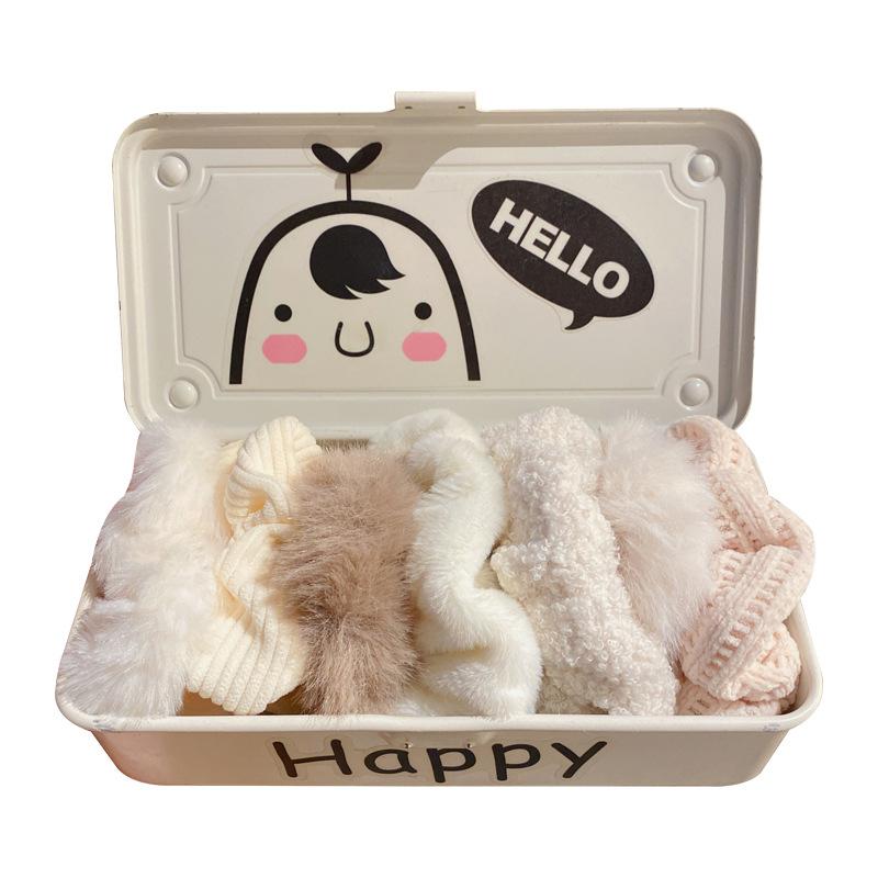 Kacang berketut, loop rambut usus besar, band goma plush, aksesori ...