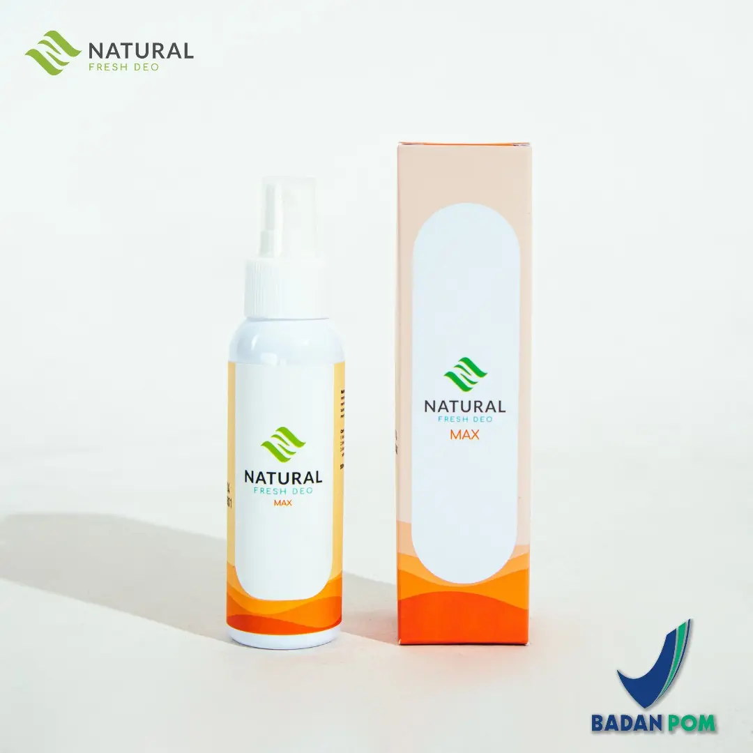 Natural Fresh Deo Max 100ml Deodorant Spray Ketiak Bpom