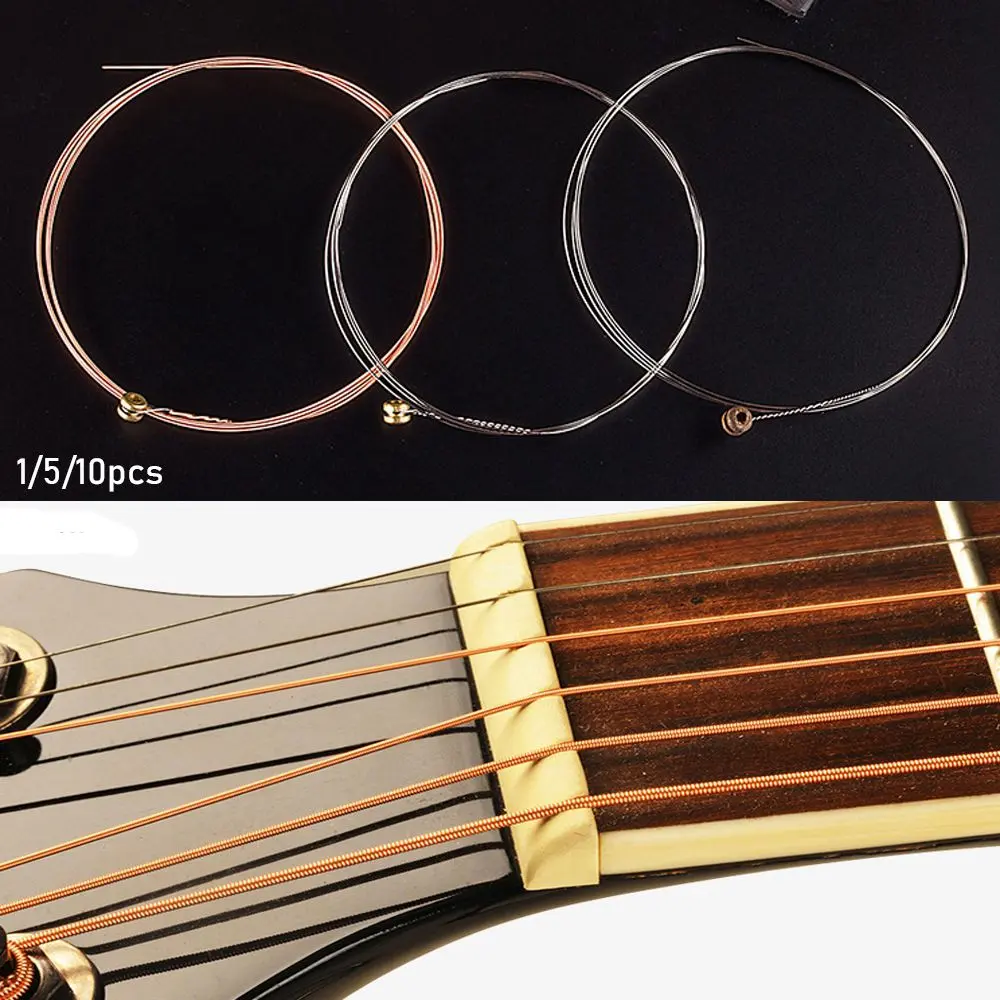 1/5/10pcs New Bright Tone Accessories Classic Guitar Parts Acoustic Guitar Strings Musical Instruments Classical Folk