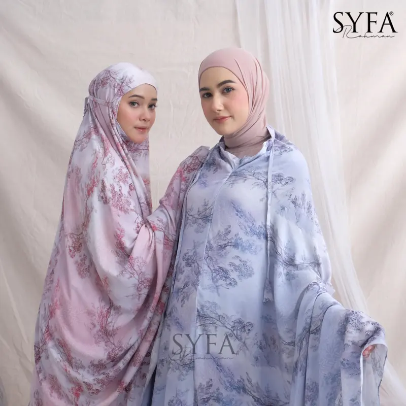 Syfa Rahman - Mukena Dewasa Motif Lasercut | Hameeda Series 3
