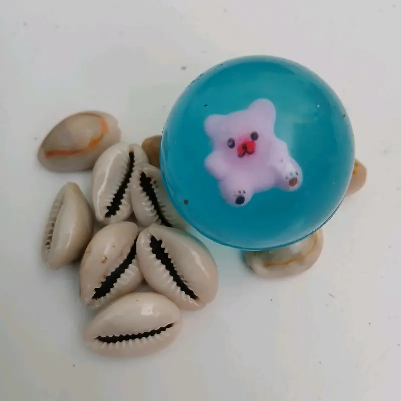 Set Bola Bekel Mainan Anak Tradisional Plus 10pc Biji Kerang Asli Toys Permainan - Mainan Anak 90an 7