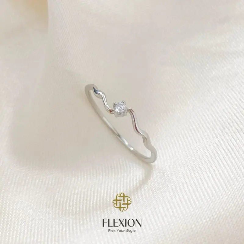 Flexion - Cincin Luminere Titanium Anti Karat/Hitam/Luntur - Free Ring Adjuster - Aksesoris dan Perhiasan Fashion Korea Aesthetic Classy Silver Rosegold - Stainless Steel 316L - 18K Gold Plated 4