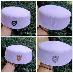 Peci Malaysia spon peci haji peci santri peci putih Muslim Kopiah