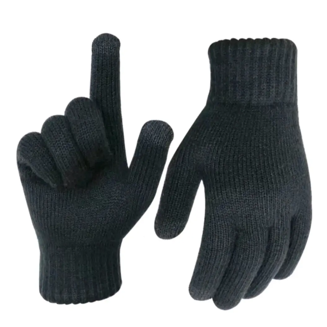 Sarung Tangan Polos Hitam untuk Pria dan Wanita - Gloves